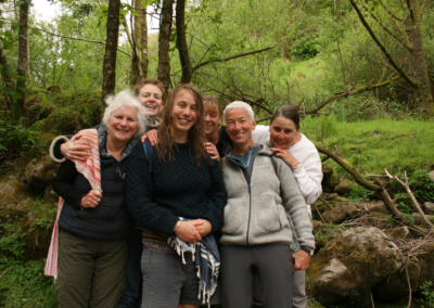 group after swimming